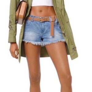 Michael Kors Light Blue Jean Shorts